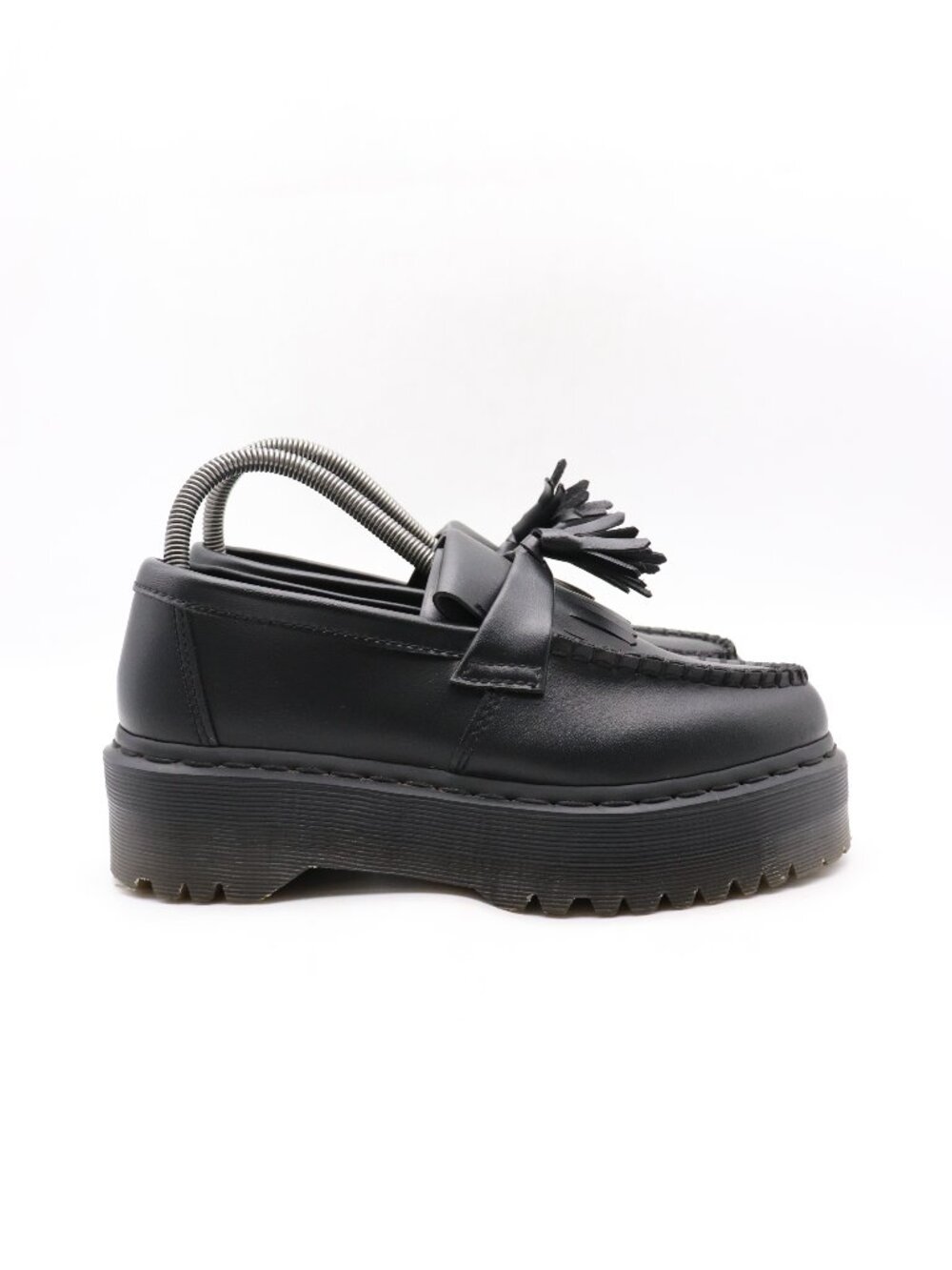Doc Dr Martens Adrian Quad Mono Women's Size 7 Black Platform Loafers